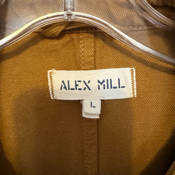 Alex Mil Garment Dyed Work Jacket in Recycled Denim - L - Picture 3 of 4